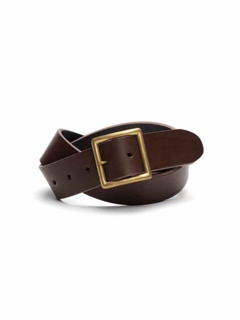 visvim PLAIN BELT 40MM DK.BROWN