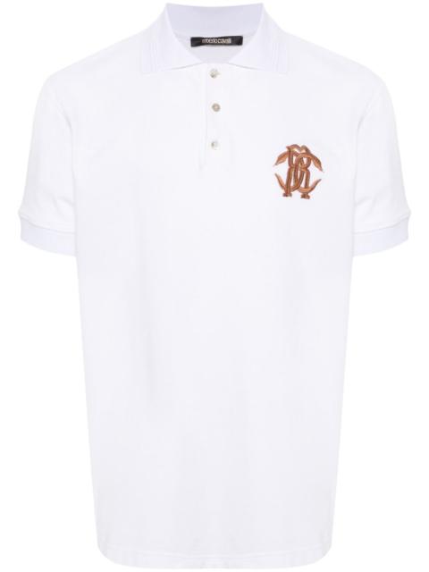 Roberto Cavalli logo-embroidered polo shirt