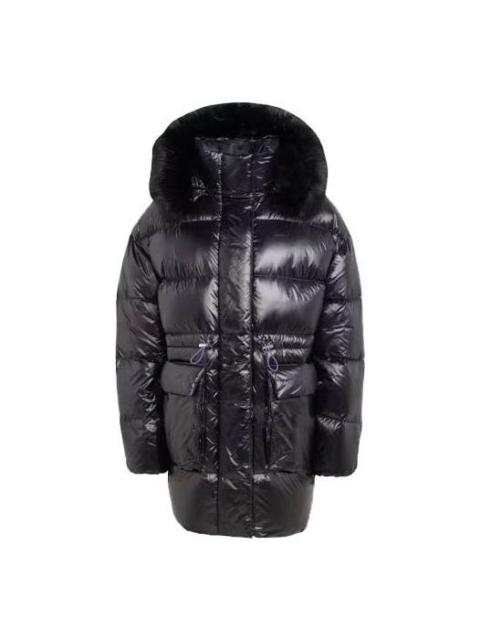 adidas (WMNS) adidas originals Puffed Long Fur Jackets 'Black' IR7117