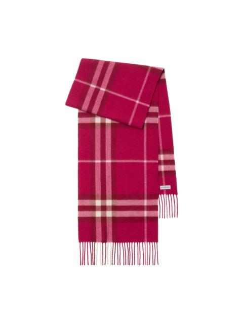 Burberry checked cashmere scarf