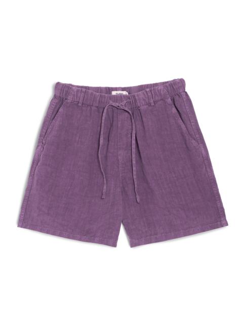 Bather Grape Linen Leisure Short