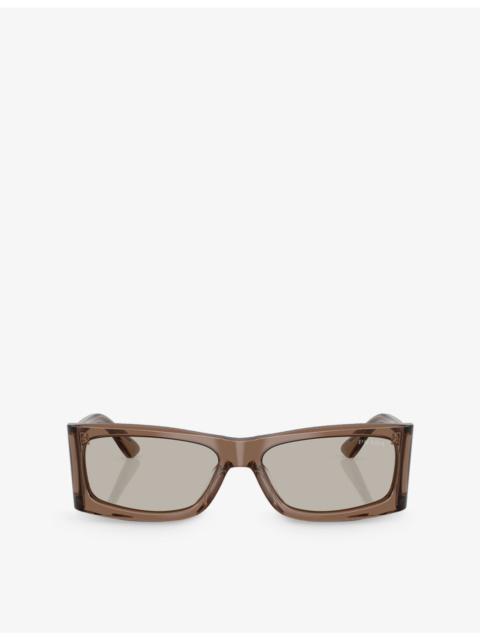 Prada PR B03S rectangle-frame acetate sunglasses