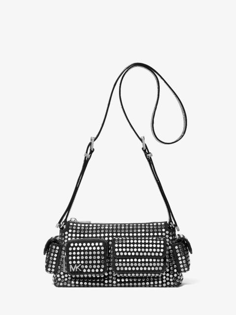 MICHAEL KORS Dakota Small Studded Suede Shoulder Bag