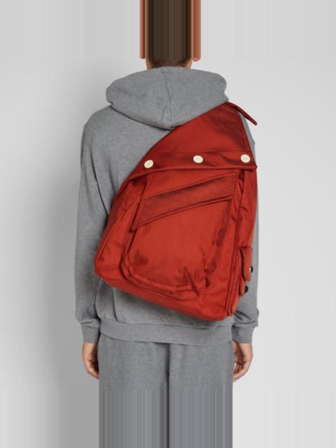 Raf Simons FW18 Raf Simons x Eastpak Organized sling bag henna