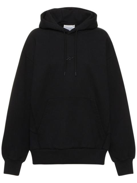 Oversize piped hoodie
