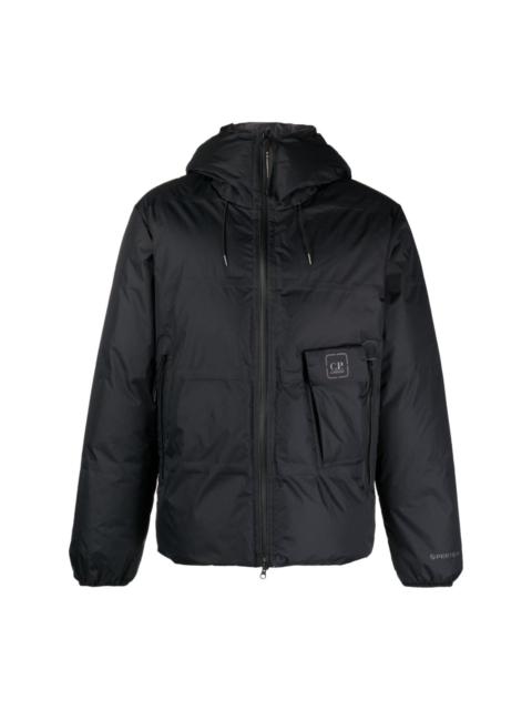 logo-print padded jacket