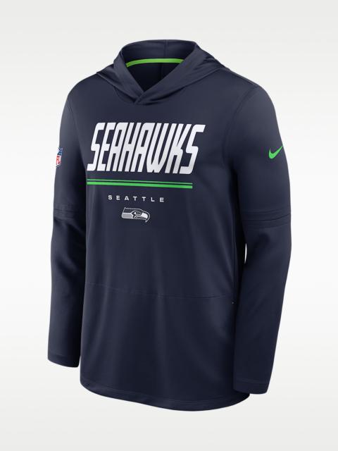 Nike Seattle Seahawks Sideline Men's Nike Dri-FIT NFL Long-Sleeve Hooded Top