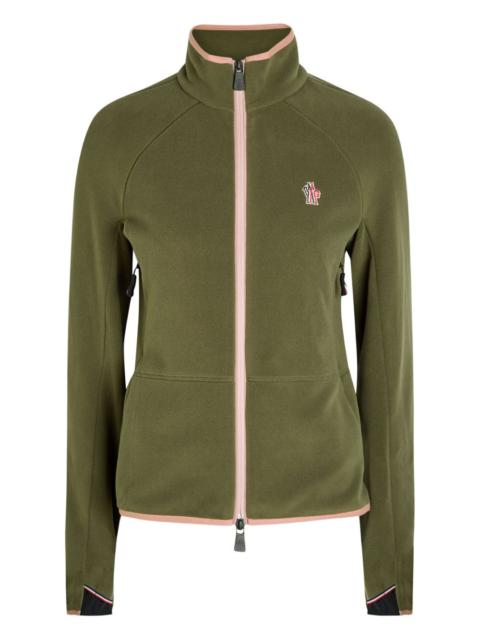 Moncler fleece zip-up sweatshirt