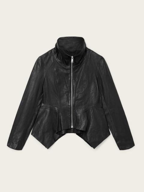 ALLSAINTS GRACE LEATHER BIKER JACKET