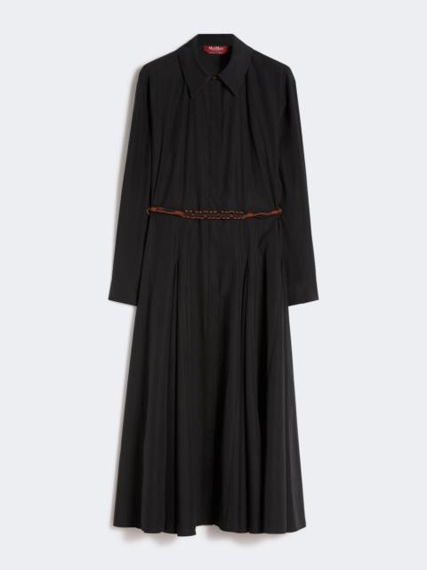 Max Mara Long poplin shirt dress - BLACK