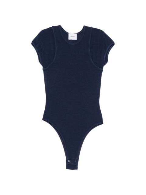 HALFBOY®️ ribbed open-back bodysuit