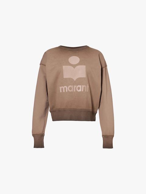 Mobyli logo-print cotton-jersey sweatshirt