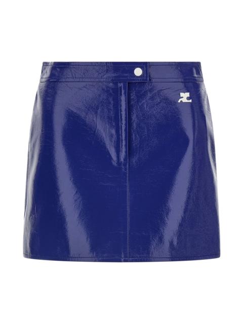 courrèges 'Reedition Vinyl' skirt