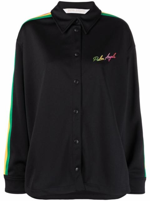 Palm Angels Miami logo-embroidered shirt