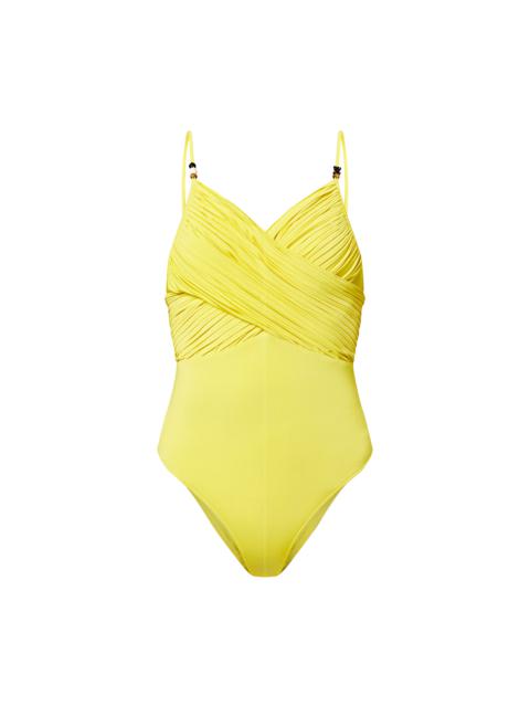 Louis Vuitton Pleated Front One-Piece Swimsuit