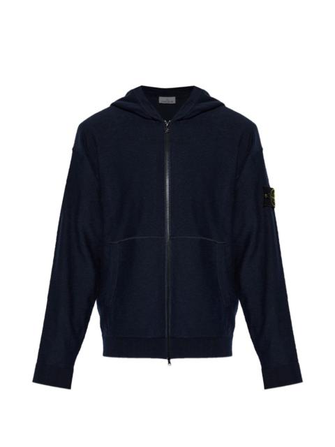Stone Island logo-patch hoodie