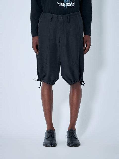 Yohji Yamamoto Drawstring Hem Shorts