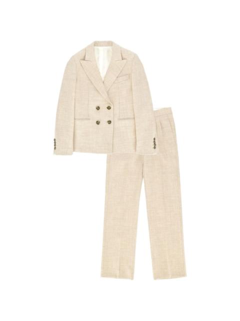 FORTELA Bibiane double-breasted peak-lapels suit