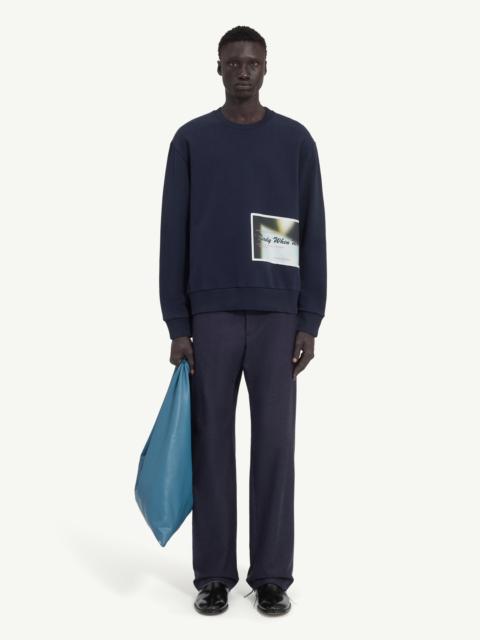 MM6 Maison Margiela Patch cotton sweatshirt