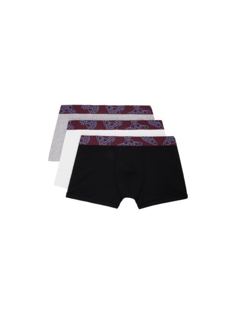 Three-Pack Multicolor Boxers