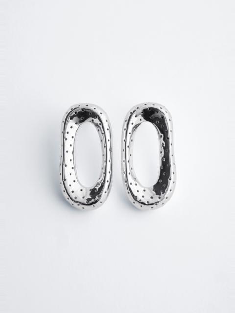 & Other Stories Cutout Brass Earrings