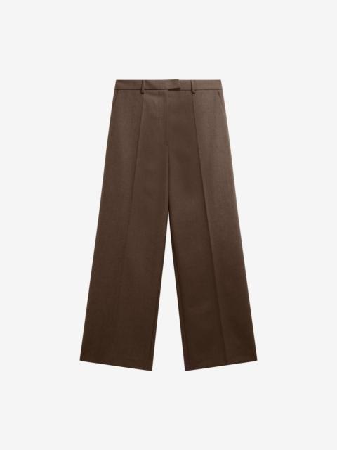 The Frankie Shop Brickell Flannel Trousers - Mocha