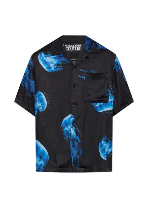 VERSACE JEANS COUTURE jellyfish-print shirt