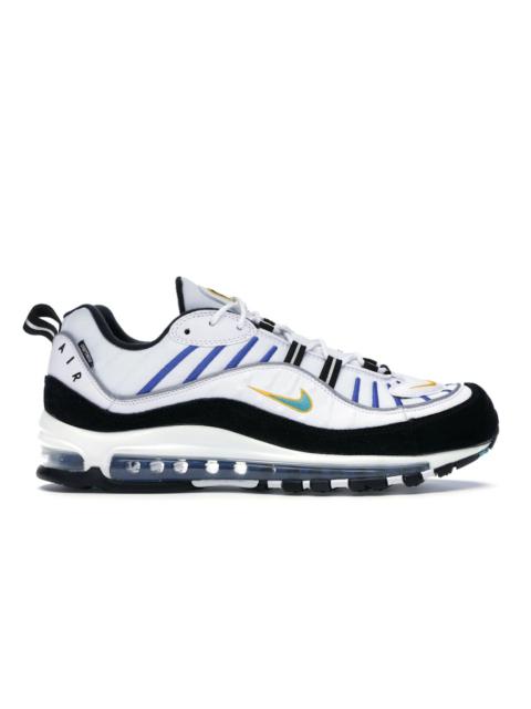 Nike Air Max 98 White Teal Nebula University Gold