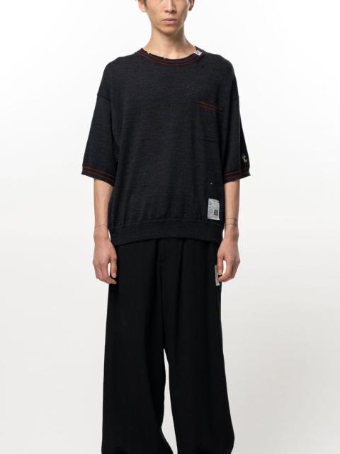 Maison MIHARAYASUHIRO Distressed Knit T-shirt