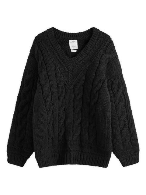 visvim Visvim V-Collegium Hand-Knit Sweater