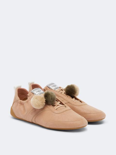 Chloé Chloé Kick suede sneakers