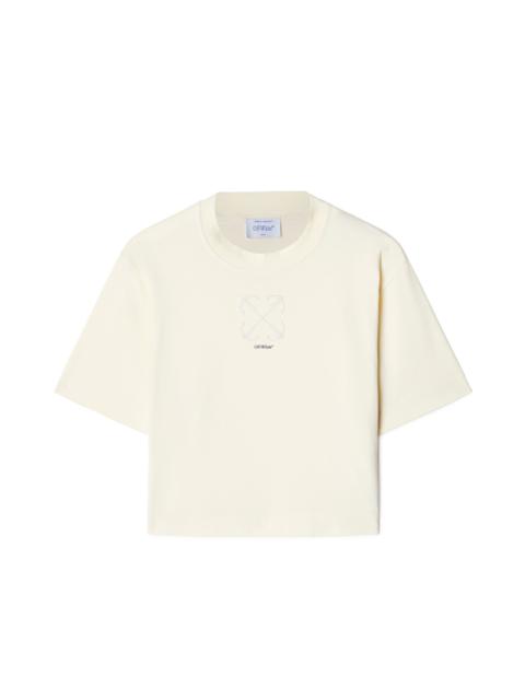 Off-White Small Arrow Pearls Crop Tee