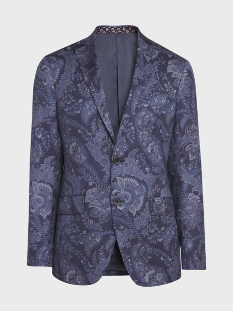 Men's Lightweight Paisley-Print Jacket