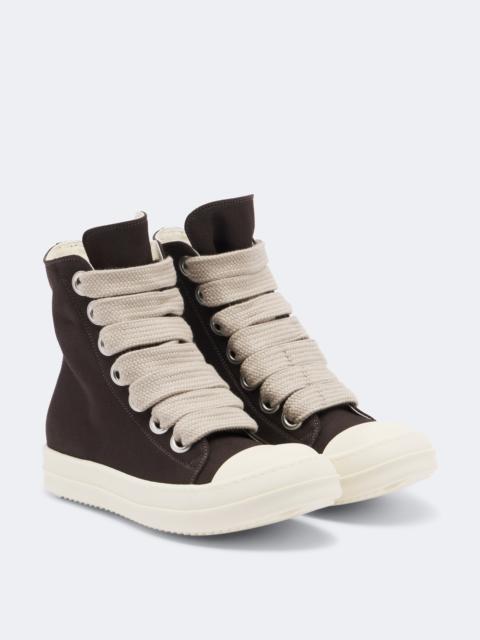 Rick Owens Jumbolace denim sneakers