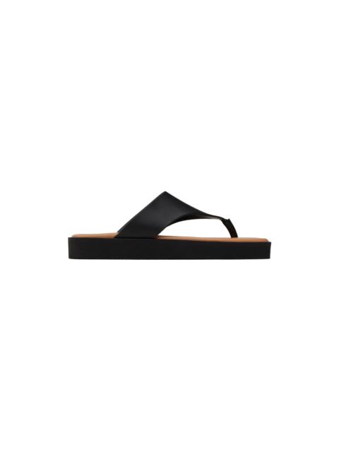 BY MALENE BIRGER Black Marisol Flat Sandals