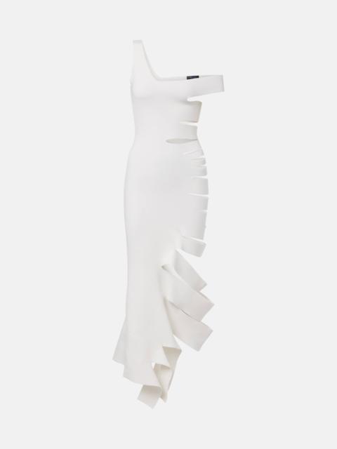 MUGLER Cutout midi dress
