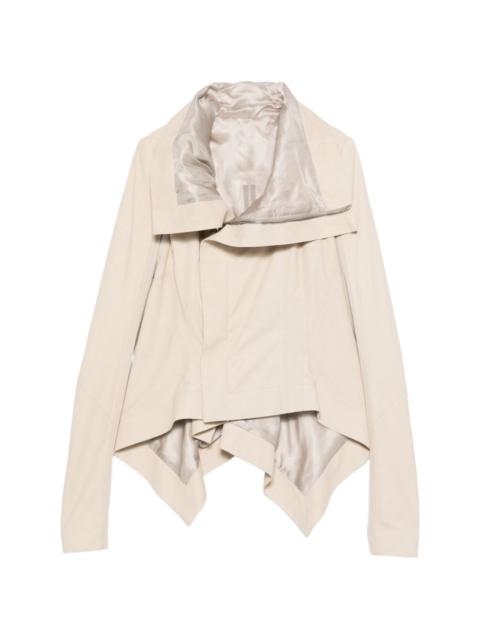 Rick Owens asymmetric zip jacket