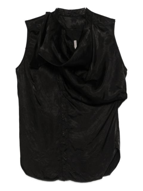 Rick Owens Rick Owens Draped Sleeveless Top