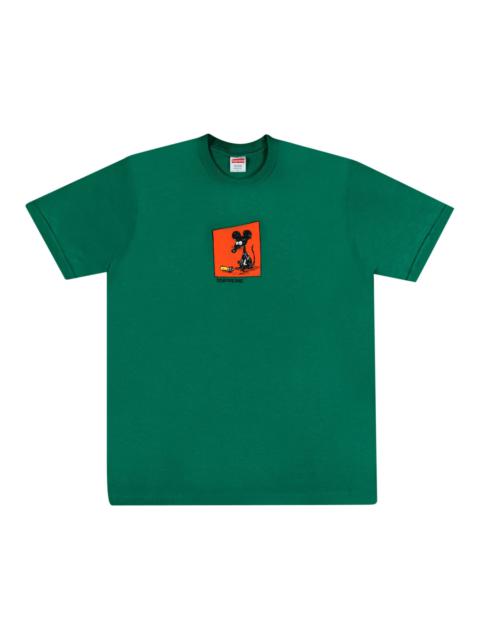 Supreme Supreme We're Back Tee 'Dark Green' | REVERSIBLE