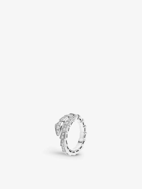 BVLGARI Serpenti 18kt white-gold and diamond ring