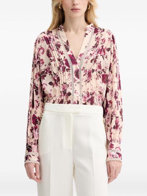 GUESS USA floral lace blouse