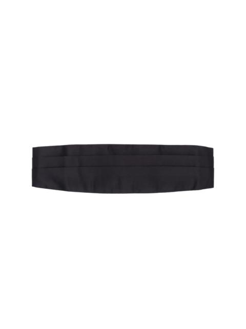 Valentino pleated silk cummerbund