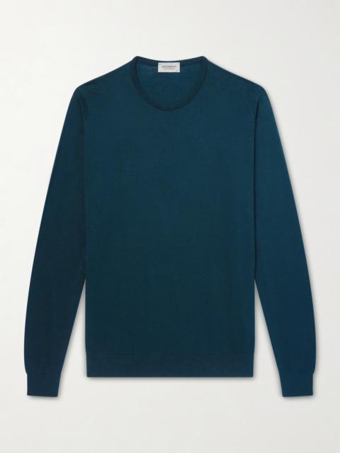 JOHN SMEDLEY Hatfield Sea Island Cotton Sweater