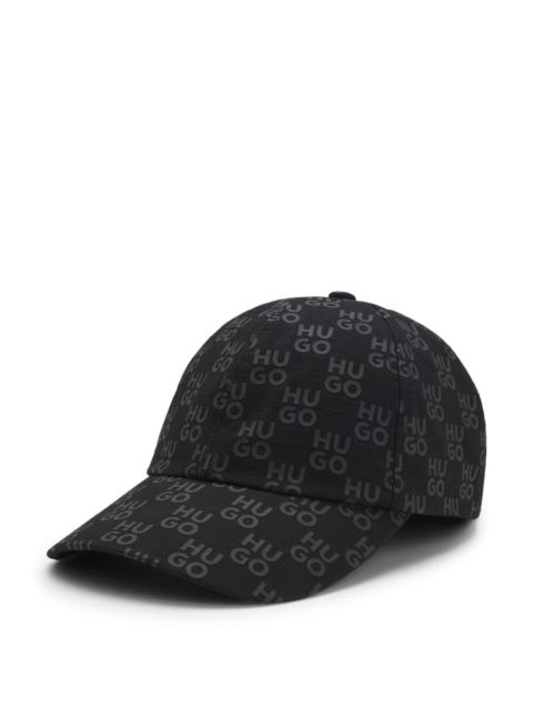 HUGO RIPSTOP COTTON CAP WITH TONAL LOGO