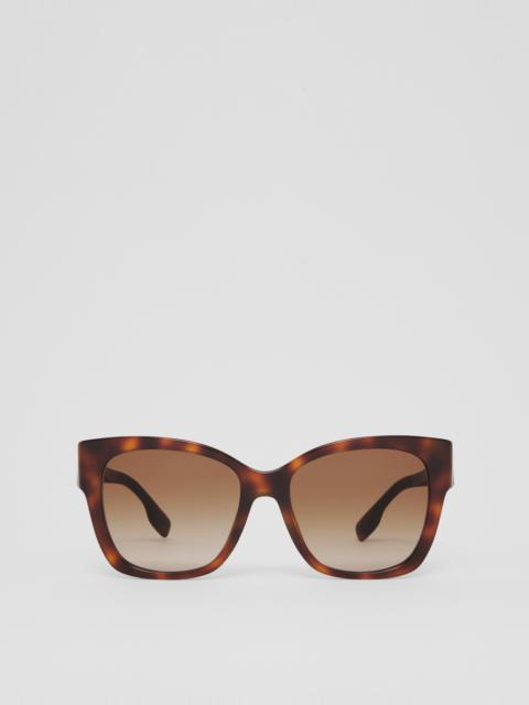 Burberry Monogram Motif Square Frame Sunglasses