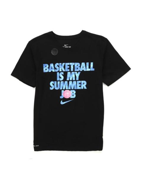 Nike Nike Dri-Fit Summer Job Basketball TEE Men Black 923724-010