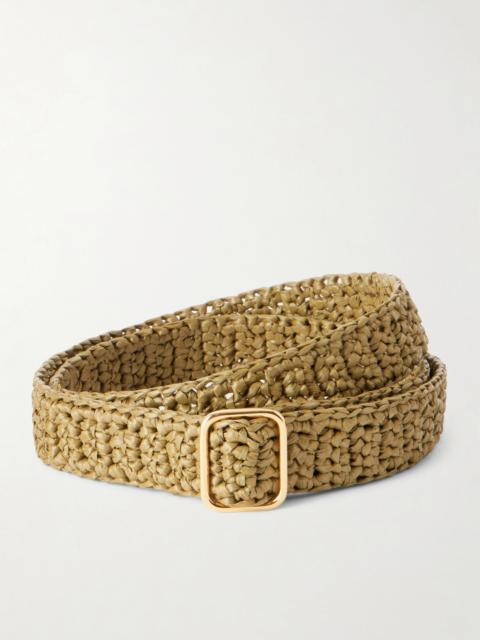DÉHANCHE Mako Raffia-effect Belt