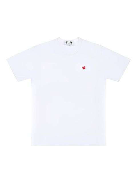 Comme des Garçons PLAY (WMNS) COMME des GARCONS PLAY FW25 PLAY Small Heart T-Shirt 'White' AZ-T303-051-2