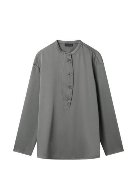 EMPORIO ARMANI button-fastening blouse