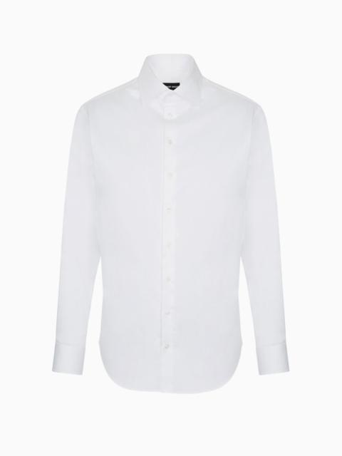 GIORGIO ARMANI Regular-fit classic cotton shirt